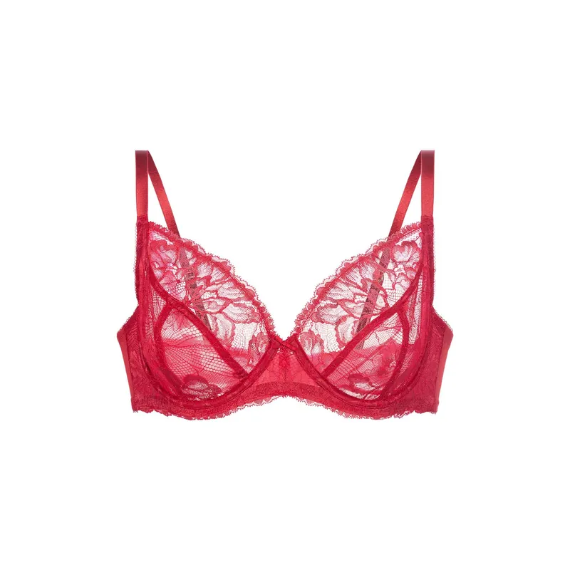 Perfect Lace Red Full Cup - Dorina