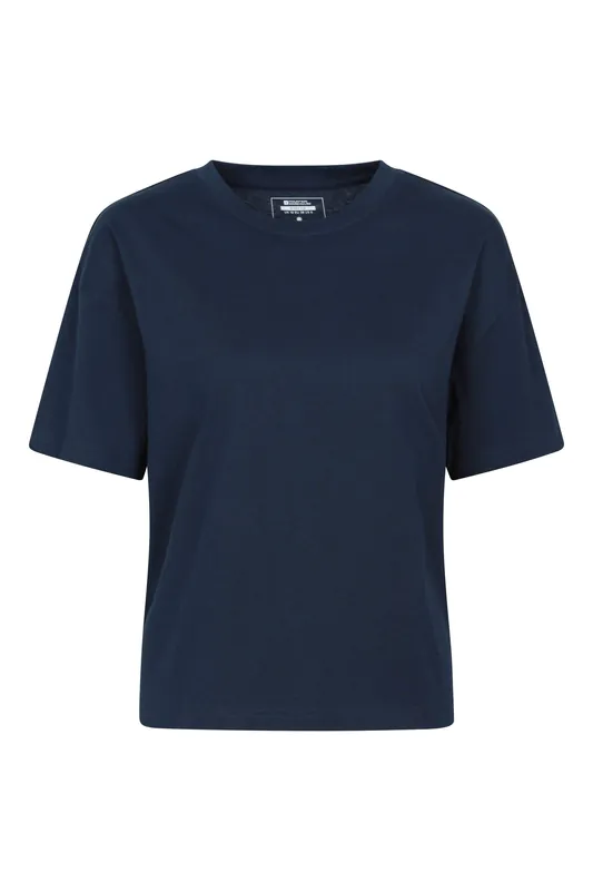 Basic' Lightweight Soft 100% Cotton Short Sleeve Boxy Fit T-Shirt