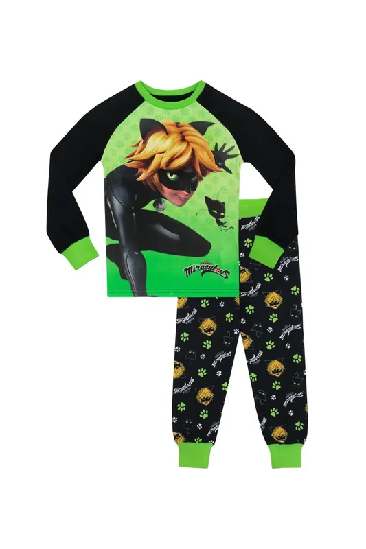 Cat Noir Cosy Snuggle Fit Pyjamas - Miraculous
