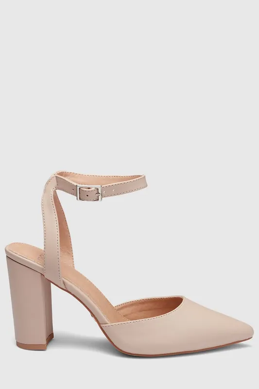 Wide Fit Ivie Ankle Point Two Part Court - Novo