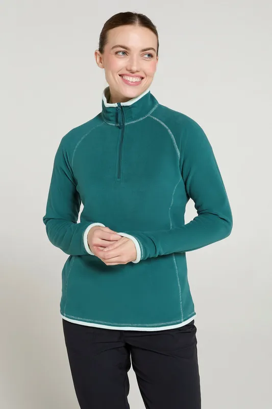 Montana Sweater Breathable Microfleece Layer - Mountain Warehouse