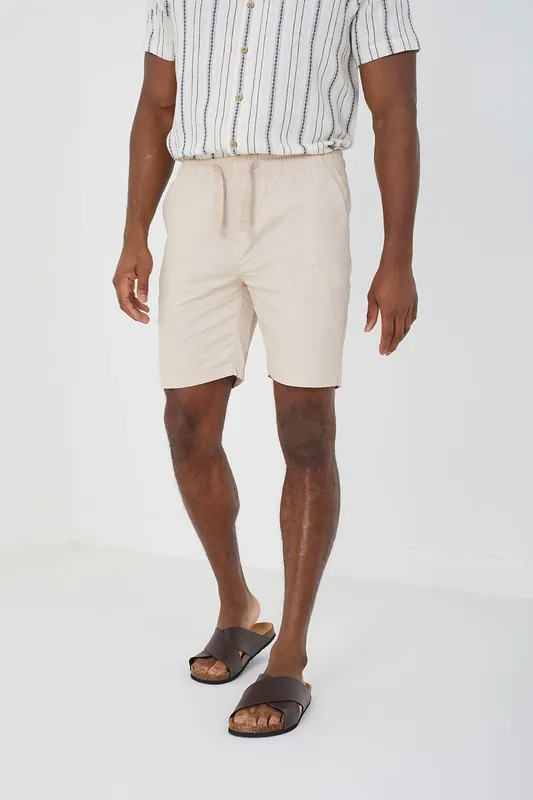 Cotton Seersucker Shorts - Brave Soul