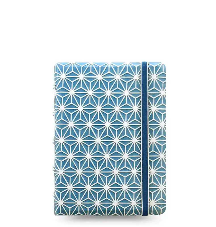 Impressions Blue & White Pocket Notebook 115043 - Filofax