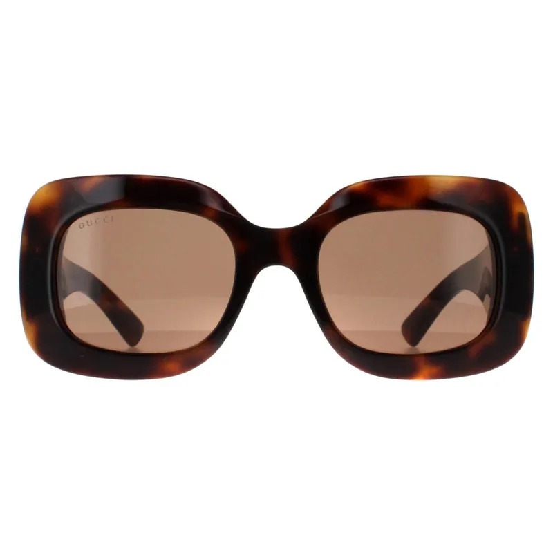 Square Havana with Silver Brown GG1695S - Gucci