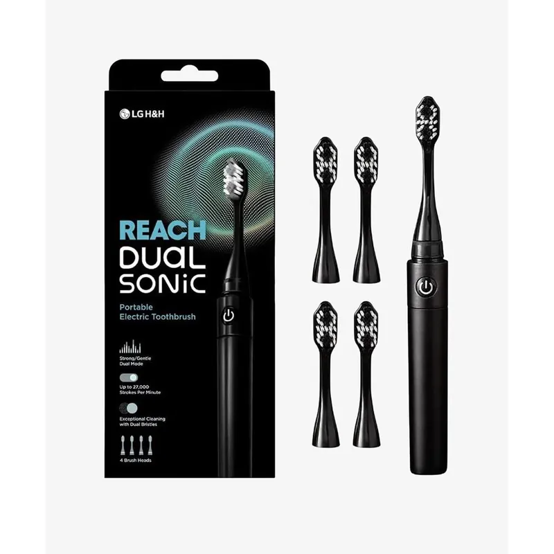 Reach Dual Sonic Toothbrush includes 4 Toothbrush Heads 27000 VPM - LG
