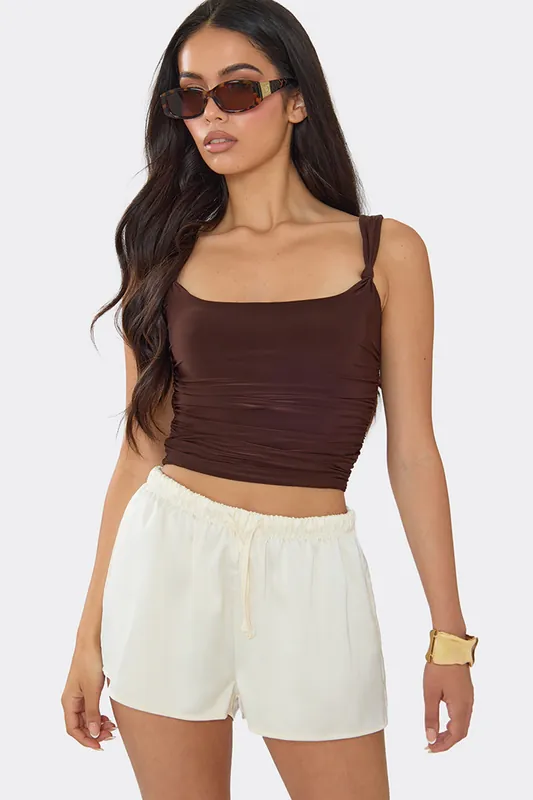 Satin Mini Shorts - EGO
