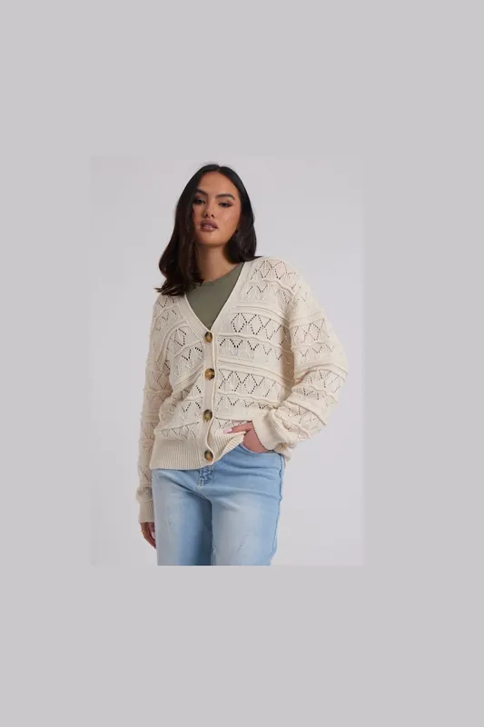 Pointelle Cardigan - Urban Bliss