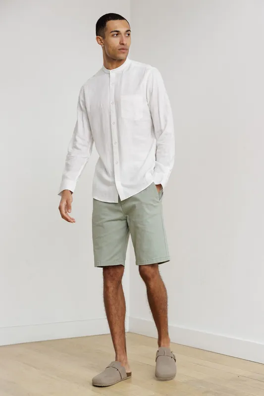 Cotton Linen Shorts with Drawstrings - Tokyo Laundry