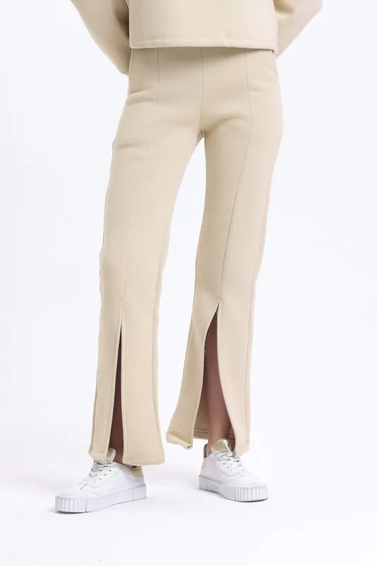 High Waist Slit Sweatpant - Hiccup