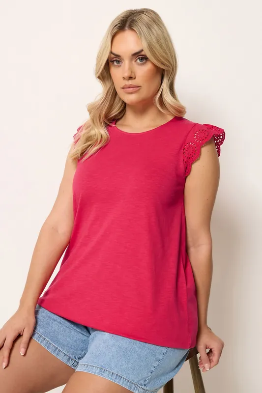 Broderie Anglaise Vest Top - Yours
