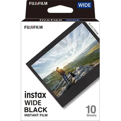 Wide Instant Film with Black Border - 10 Shots