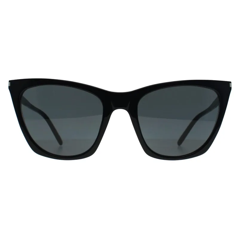 Cat Eye Shiny Black Grey SL 214 Kate Thin - Saint Laurent
