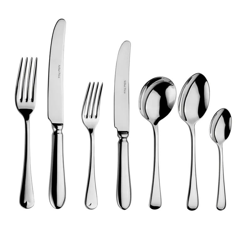 'Georgian' Stainless Steel 7 Piece 1 Person Place Setting Boxed Cutlery Set - Arthur Price