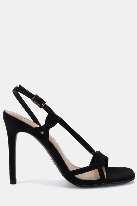 WIDE FIT LOLA Twist Detail High Sandal - Novo