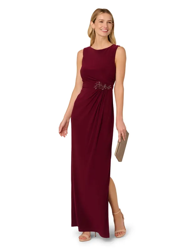Jersey Embellished Gown - Adrianna Papell