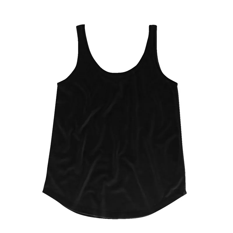 Loose Fit Sleeveless Vest Top - Mantis