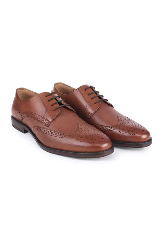 Archer Leather Lace Up Brogue Shoes - Thomas Crick