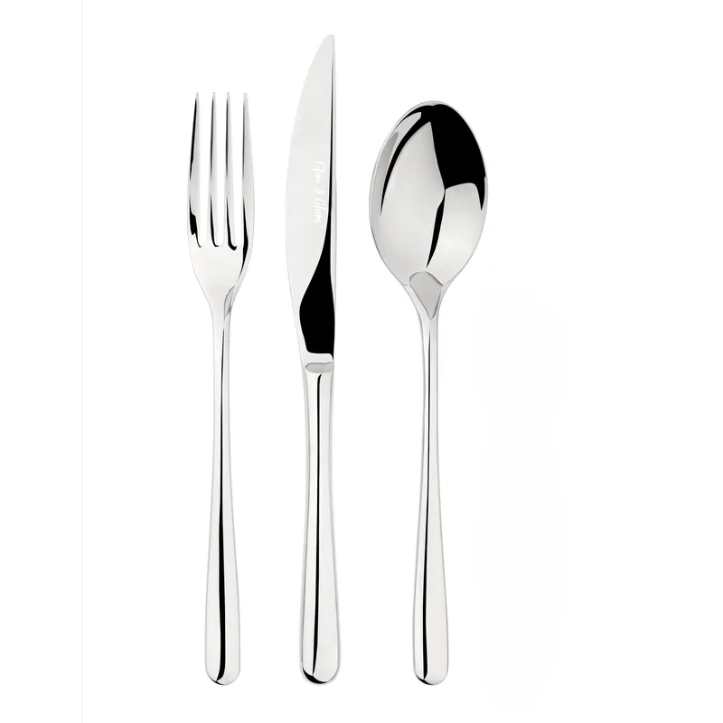 Cutlery Sets Stainless Steel 18/8 12pc Set Catering Sphere - Glim & Glam