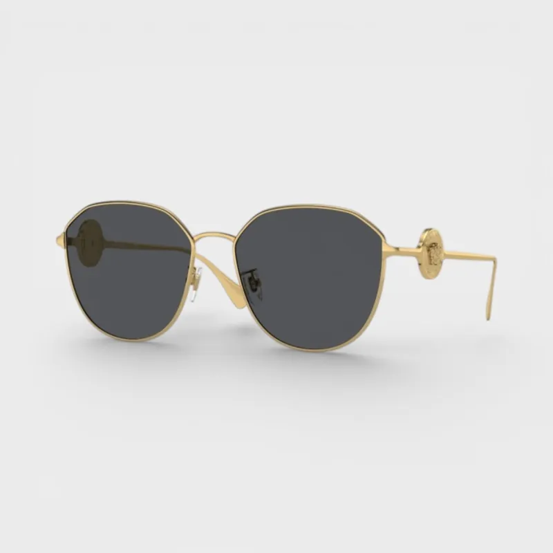 Medusa Metal Sunglasses Gold - Versace