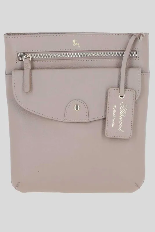 'Five CB' Real Leather Cross Body Bag - Ashwood Leather