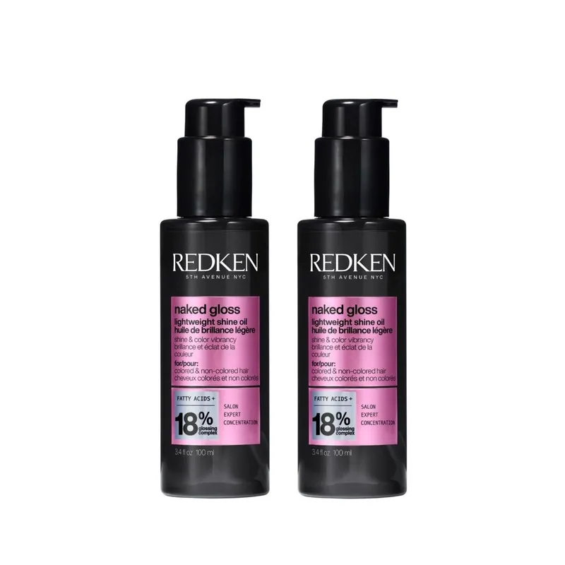 Acidic Color Gloss Naked Gloss Hair Oil Duo - Redken