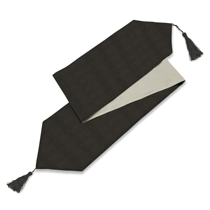 Faux Linen Fully Lined Table Runner - Luxury Living