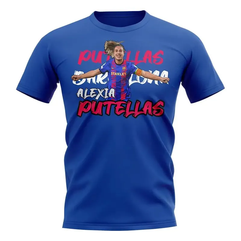 Mens Alexia Putellas Graphic Player Tee - FC Barcelona