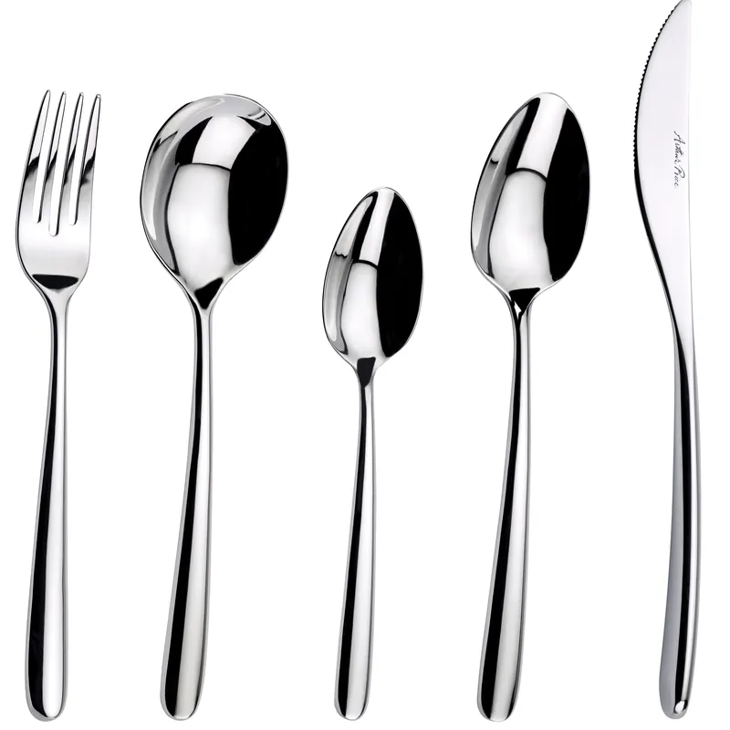 Signature 'Echo' Stainless Steel 7 Piece 1 Person Boxed Cutlery Place Setting - Arthur Price
