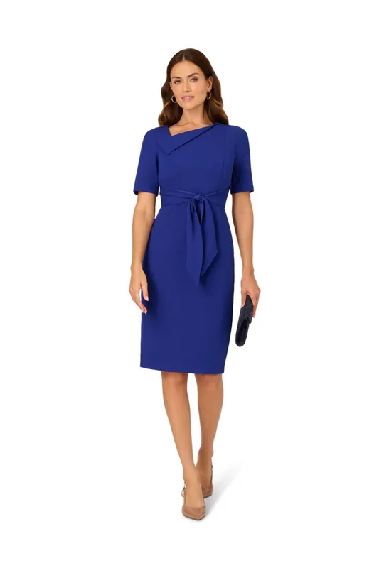 Asymmetrical Short Dress - Adrianna Papell
