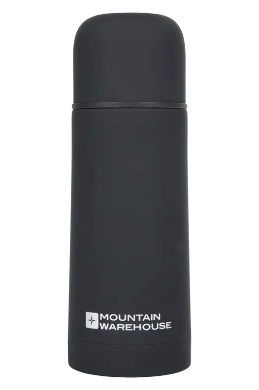Double Walled Flask Rubber Leak Proof Lid Insulated Thermos - Mountain Warehouse