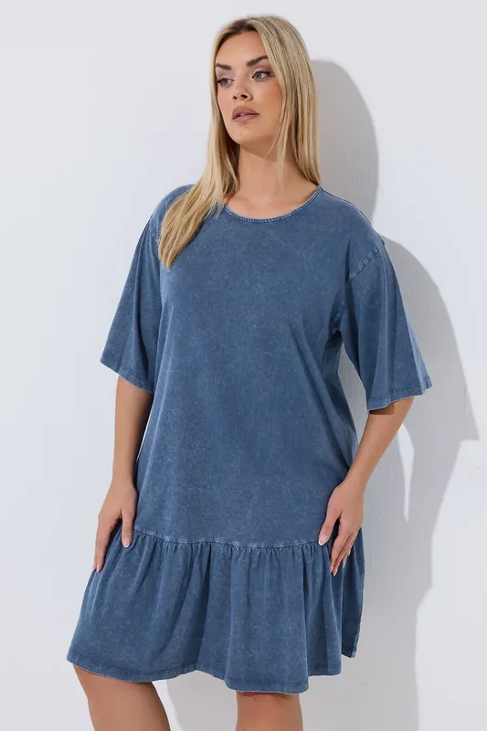 Acid Wash Dress - Yours