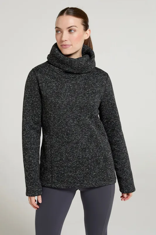 Fleece Top Cowl Neck Lightweight Jumper - Mountain Warehouse