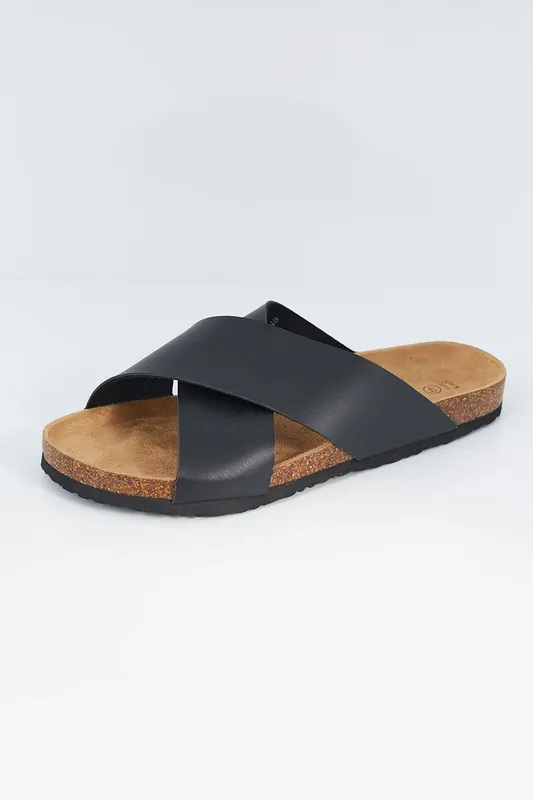 Crossover Strap Sandals - Brave Soul