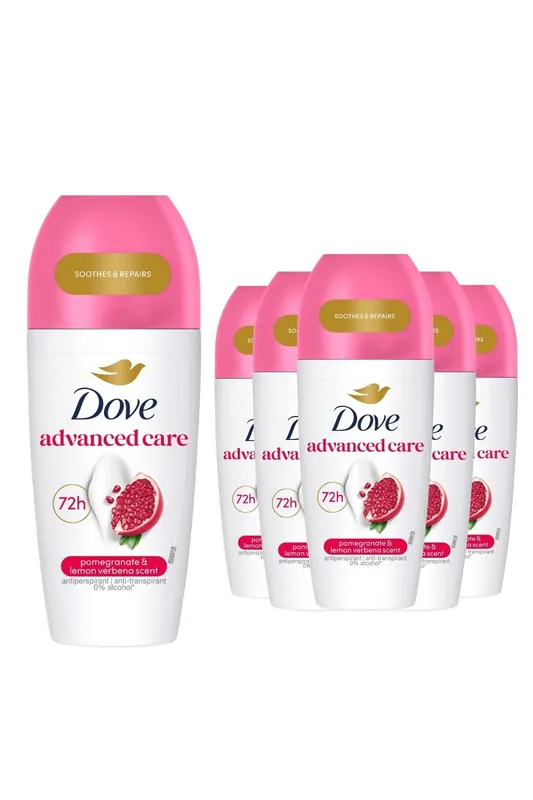 Roll On Women's 'Antiperspirant' Pomegranate 72H Lasting, 6x 50ml - Dove
