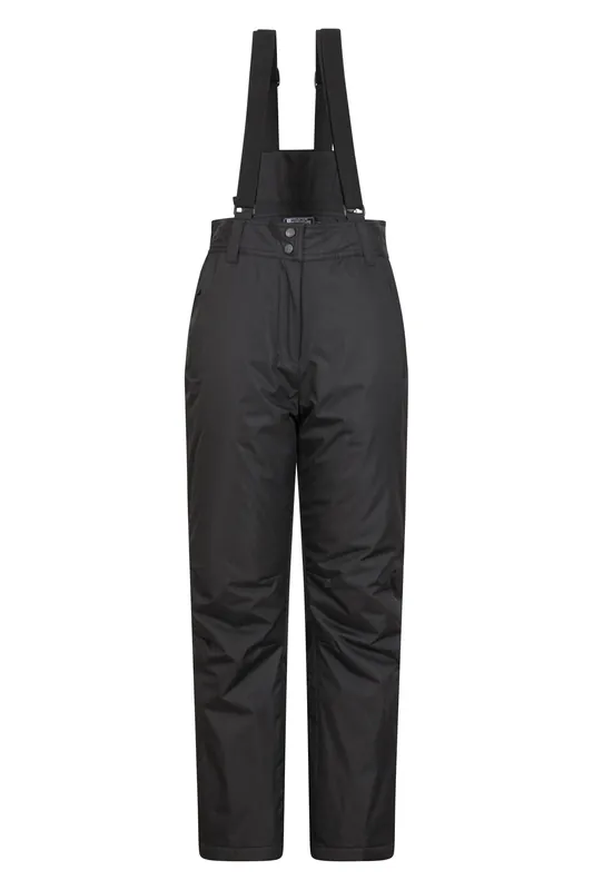 Moon' Snowproof Detachable Braces Padded IsoTherm Short Ski Pants - Mountain Warehouse