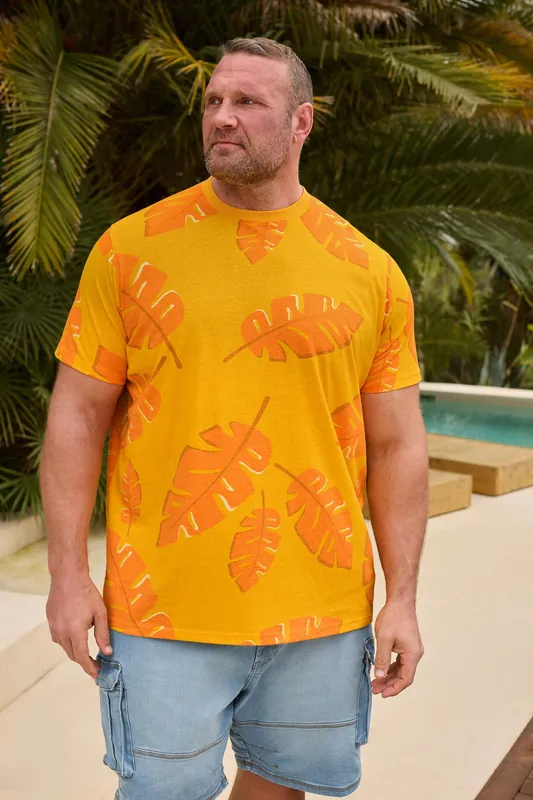 Leaf Print T-Shirt