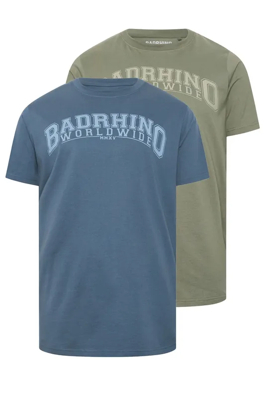 2 Pack Graphic Worldwide T-Shirts