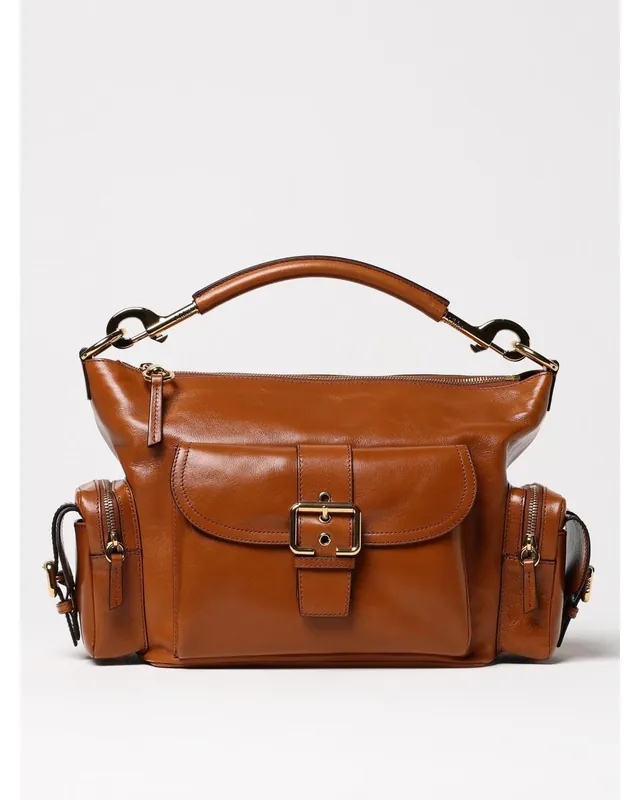 Woody Medium Shoulder Bag Wo - Brown Handbags