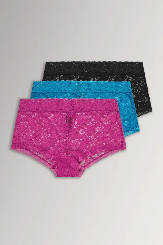 3 Pack Lace Shorts - Yours
