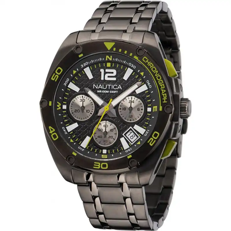 NAPTCF210 Tin Can Bay 44mm Quartz Watch - Nautica
