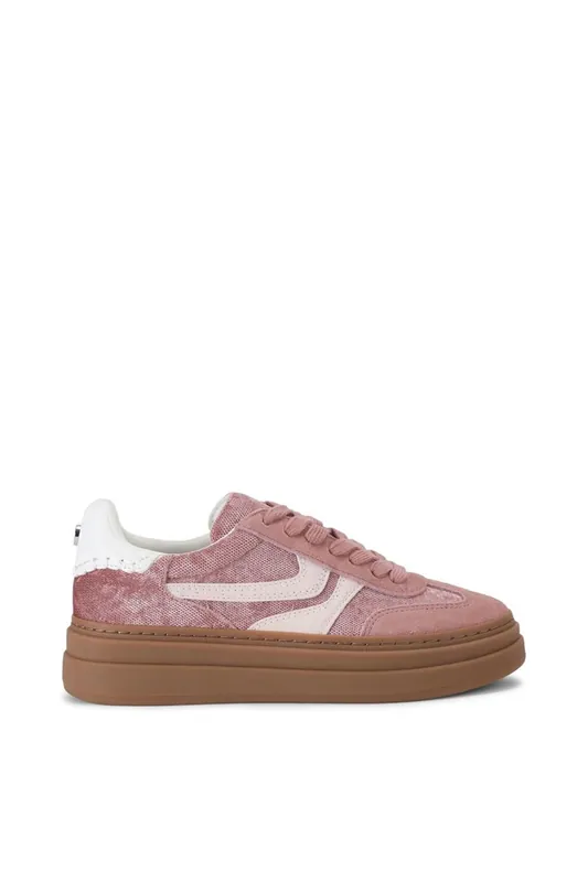Dodge Pink Suede' Suede Trainers - STEVE MADDEN