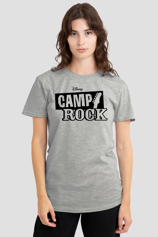 Camp Rock Mono Logo T-Shirt, Athletic Heather