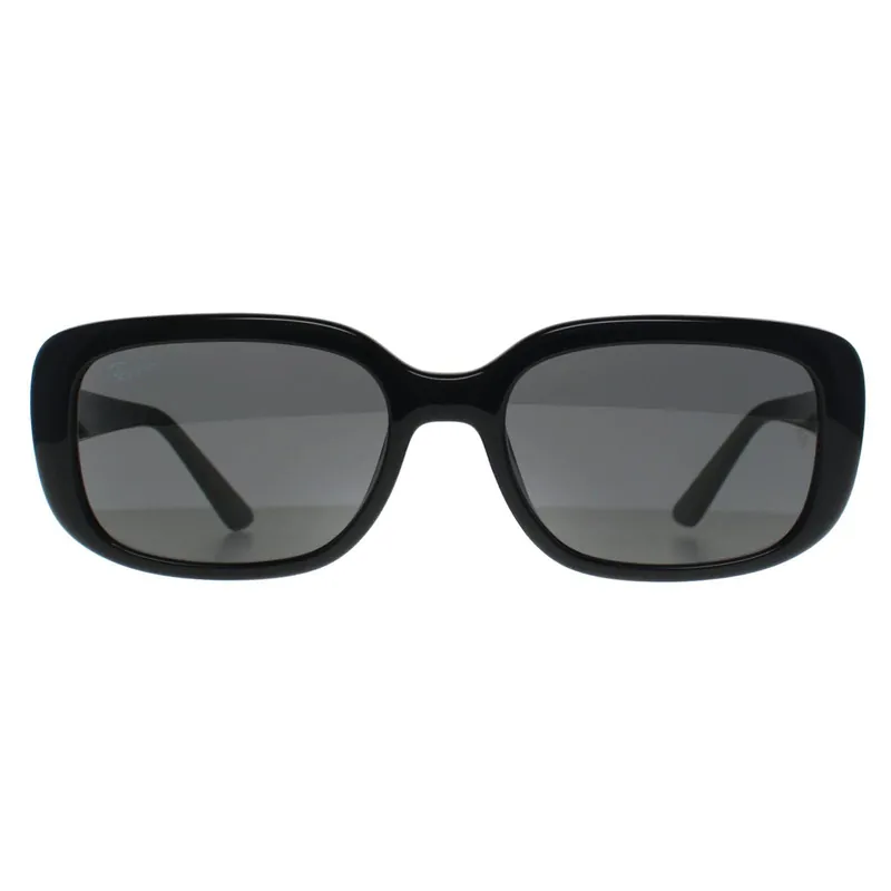 Rectangle Polished Black Dark Grey RB4421D Bio Based - Ray-Ban