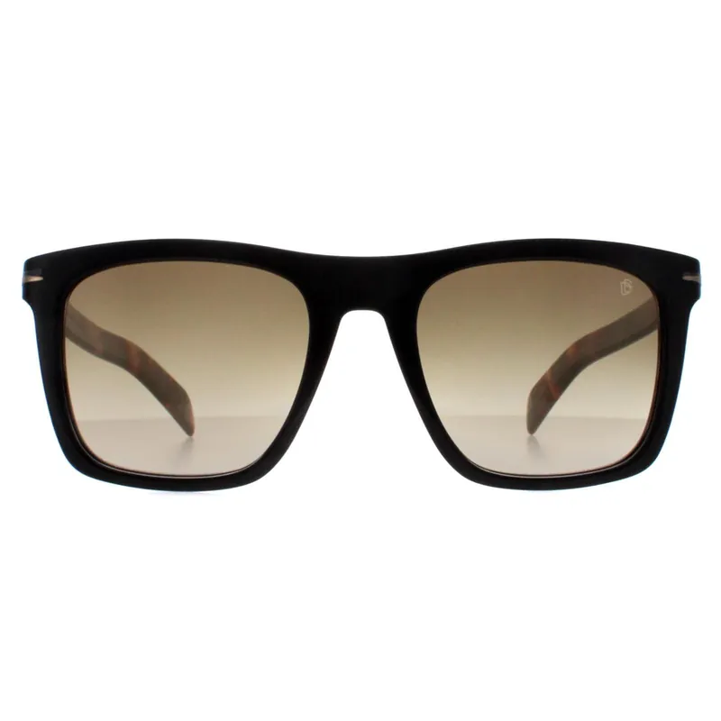 Square Black Havana Brown Gradient DB7000/S - David Beckham