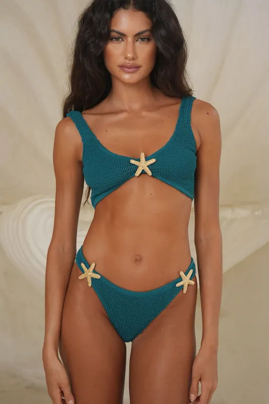 Carmen Scrunch Fixed Bikini Bottoms - Moda Minx