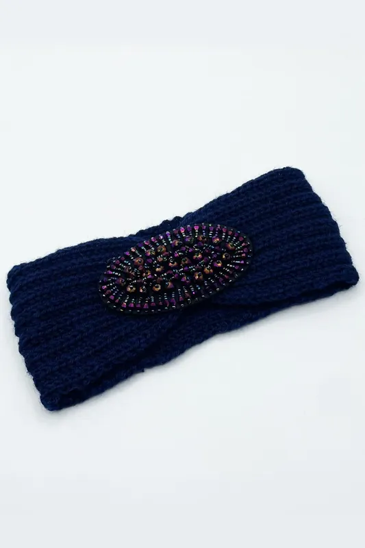 Embellished Knitted Headband - 2 Pack