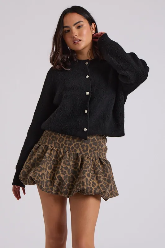 Bubble Hem Mini Skirt - Urban Bliss