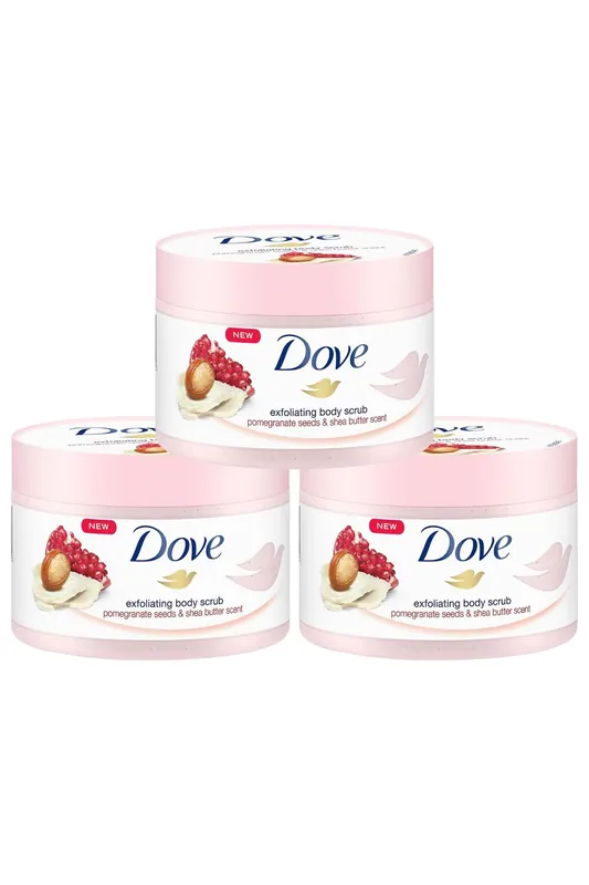 Exfoliating 'Body Scrub' with Pomegranate Seeds 225ml, 3pk - Dove