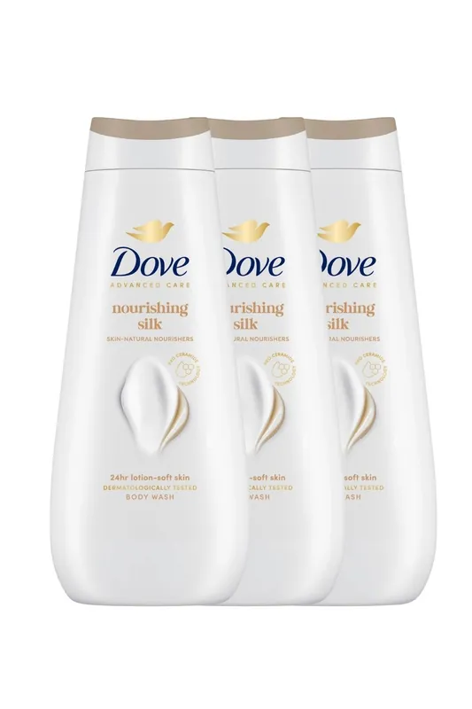 'Body wash' Nourishing Silk 24H Renewing Micromoisture, 3x400ml - Dove