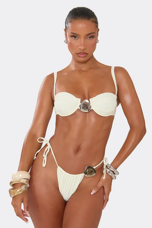 Tie Underwired Bikini Set - EGO